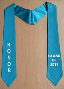 Graduation Stole - Click here for view details